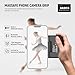 NEEWER Basics Magnetic Phone Camera Grip Handle with Shutter Remote Compatible with MagSafe iPhone ONLY, 18W Magnetic Charging, 5000mAh Rechargeable for Vlog Selfie Tripod Video Recording, WS-25001