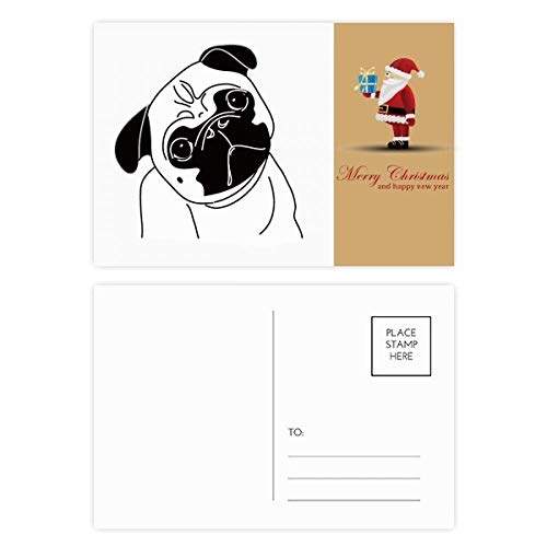 Cartes de Noël motif chien noir pour ne plus manquer de cartes de vœux