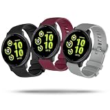 BDIG Cinturino da 20 mm Compatibile con Amazfit Active 3 Premium/Active 2/Active, Cinturino in Silicone Morbido Confortevole per Garmin Forerunner 55/165/245/645/Vivoactive 6/5/3/Venu/Venu 2 Plus