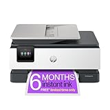 HP OfficeJet Pro 8132e All-in-One Printer | Colour | Printer for Home | Print, Scan, Copy, Fax Automatic Document Feeder| 3 Months of free Instant Ink | Up to 3 Year Warranty