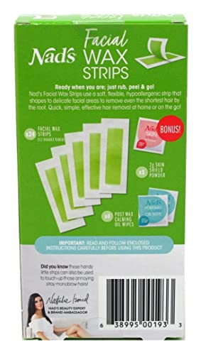 Nads Hair Removal Facial Strips 24 Count (3 Pack) #TOP7