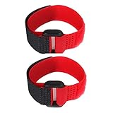 2Pcs Red Crow Rooster Collar, Crow Collar Rooster CollarNo Crow Noise Neck Belt for Roosters Collars, Harnesses and Leashes Nylon Prevent Chickens from Screaming Basic Dog Collars Basic Collars