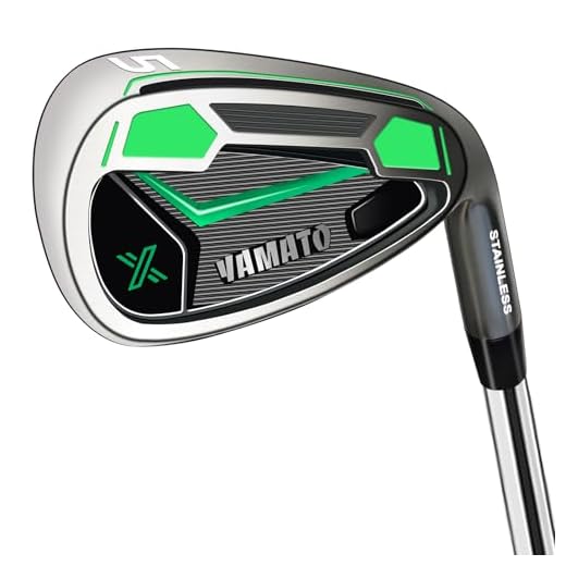 Men's Golf Iron Set, Right-Handed (5 Iron Single, Stainless Steel Shaft)