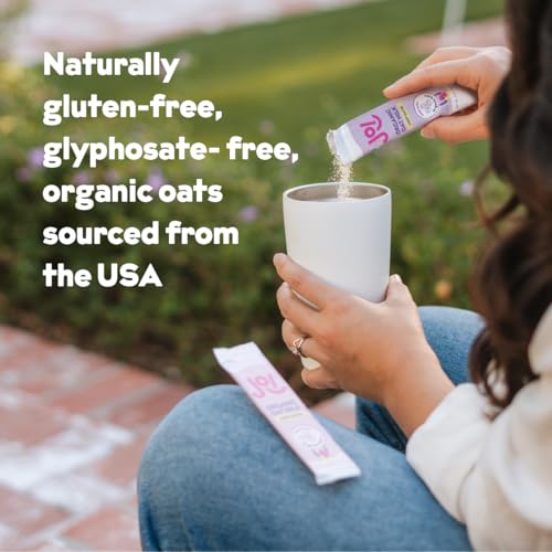 Instant Organic Oat Milk Powder, Unsweetened 10ct Carton by JOI - Dairy Free, Plant Based, Kosher, Shelf-Stable. Perfect for Smoothies, Protein Shakes, Overnight Oats. Tastes like Oats. Single Serve. - Thumbnail 7