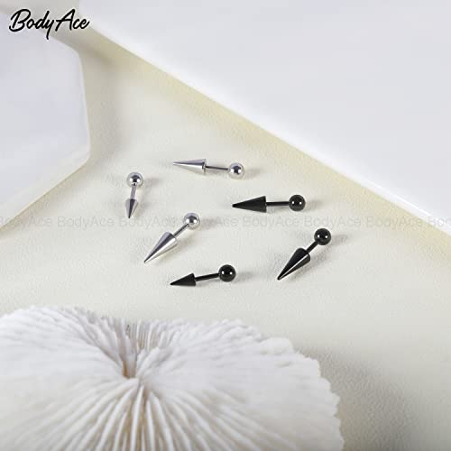 Joyería de piercing negro para Daith y tragus en tu día a día 5