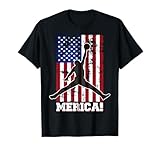 American Flag Basketball USA Flag 4th of July Men Boys Kids T-Shirt