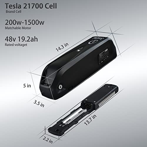 Joyisi 52V Ebike Battery 20Ah Lithium Ion Bike Battery With 3A Charger And Bms Protection Board For 1600W 1500W 1000W 750W 500W Electric Bike Kits #TOP4