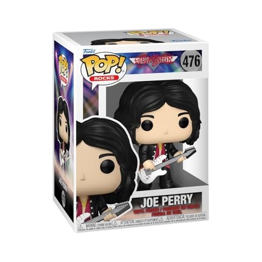 Funko Pop! Rocks: Aerosmith - Joe Perry - Figura de Vinilo Coleccionable - Idea de Regalo - Mercancia Oficial - Juguetes para Niños y Adultos - Music Fans - Muñeco para Coleccionistas y Exposición