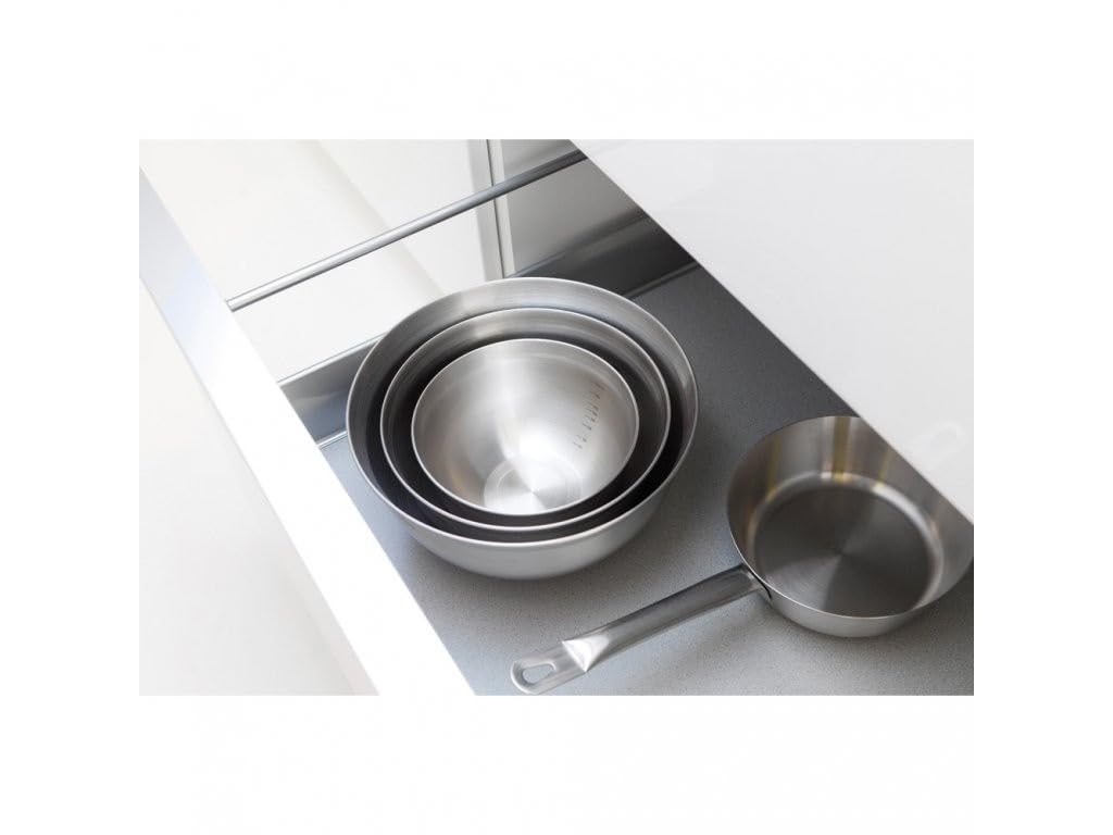 Brabantia, Misy kuchenne z miarką 3.0L Stal Matowa, podstawa czarna