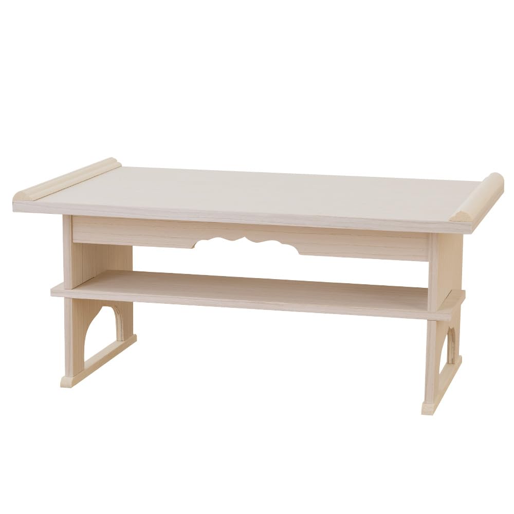 Amazon｜仏壇屋 滝田商店 白木 経机 20号 巾59.5cm×奥行35cm×高さ27cm
