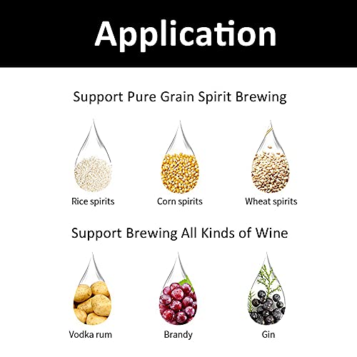 Yuewo 5.8Gal/22Litres Stainless Steel Still Wine Making Kit Water Distiller Home Brewing Kit For Diy Whisky Wine Brandy Gin Vodka Alcohol (Produce 92% Abv) #TOP1