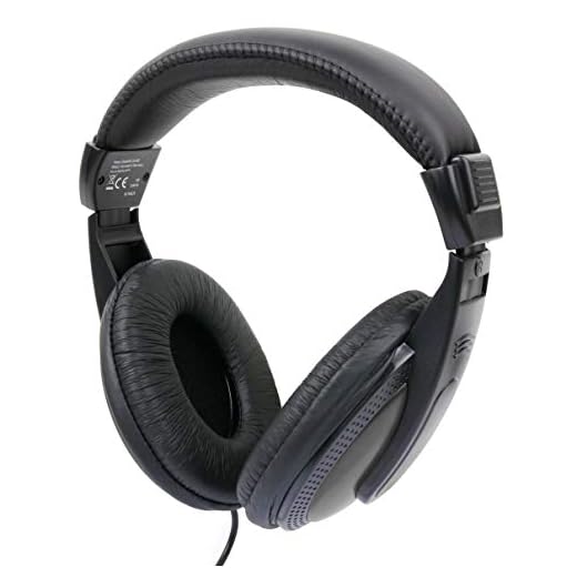 DURAGADGET Auriculares De Diadema En Negro Y Blanco para Teclado/Piano Eléctrico Yamaha NP-V80 NPV-80, Yamaha P-105B, Yamaha P-115B, Yamaha P-115WH, Yamaha P-45B