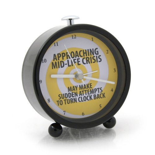 Enesco Mid Life Crisis Clock, Multi Color #TOP9