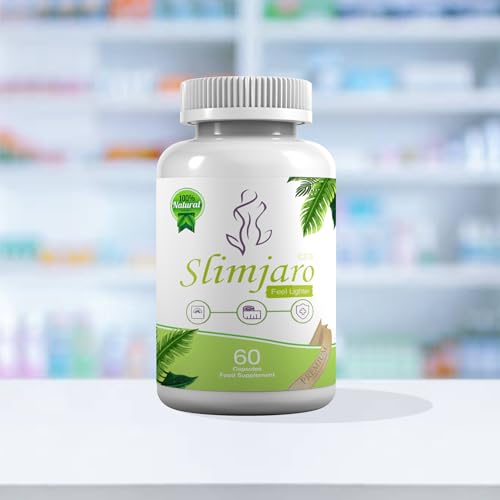 Slim Jaro Vegan Food Supplement, 60 Capsules, Boost Energy, Weight Support, Gluten Free, Slimjaro - Image 3