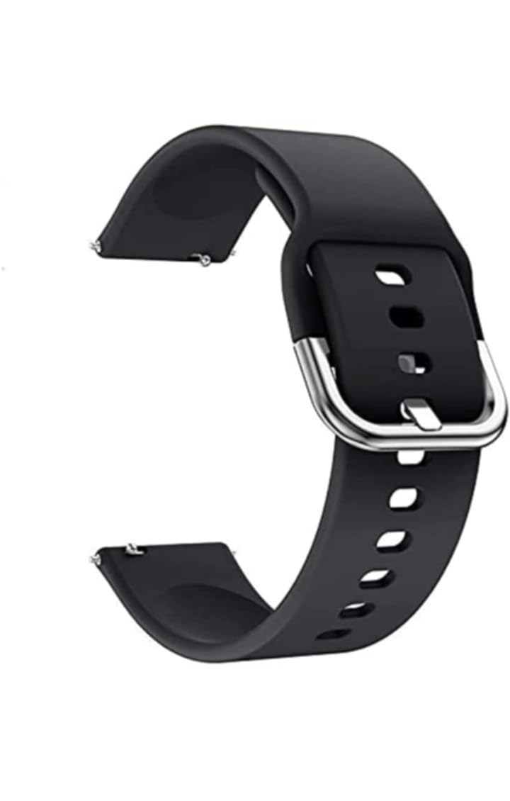 Silicone 19mm Replacement Band Strap with Metal Buckle Compatible with Noise Colorfit Pro 2, Boat Storm Smart Watch & Watches with 19mm Lugs (B0CN6TY1XN) Amazon Price History, Amazon Price Tracker