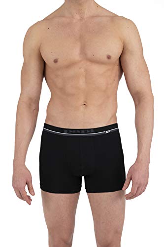 Papi Men's Cotton Stretch Logo Solid Boxer Briefs Pack Of 4, Light Grey/Orange/Black/Black, X-Large #TOP7
