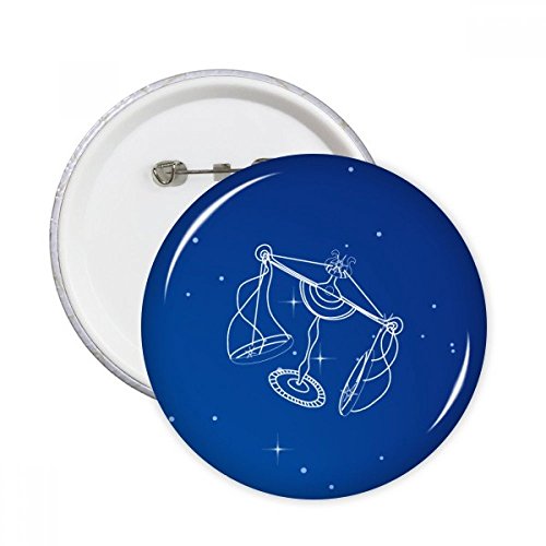 Badge bouton Constellation Balance XXL pour customiser vos vêtements et sacs