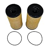 2 Pcs Fuel Filter 4816636 26560201 1R-1804 Compatible with Perkins Diesel Engine 1104A-44 1104A-44T