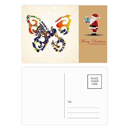 Cartes postales papillons et fleurs (lot de 20) pour correspondance
