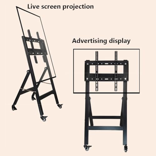 Soporte móvil para TV de 26-55 pulgadas con ruedas ajustable miniatura 5