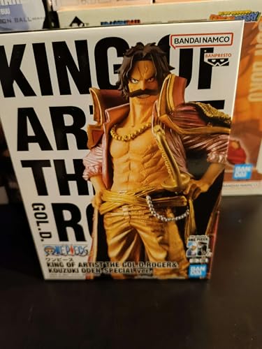 Banpresto Figura de Acción Gol D. Roger One Piece - King Of Artist 23 cm - BP89844P Multicolor - Figura coleccionable - Ideal para los fanaticos del Anime