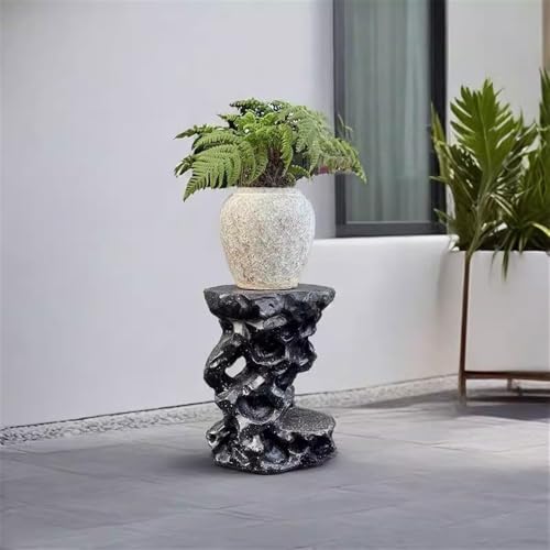 Support d'extérieur en résine imitation roches pour bonsaï et jardin - 6