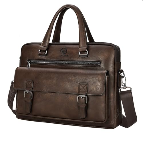 Bolsa Pasta Notebook Maleta Executiva Social Masculina Feminina Com Alça Transversal Ideal e Resistente Para Trabalho Faculdade Dia a Dia (Cafe)