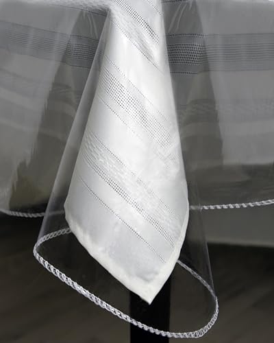 BRODER MFG. INC. Tablecloth Protector Crystal Clear...