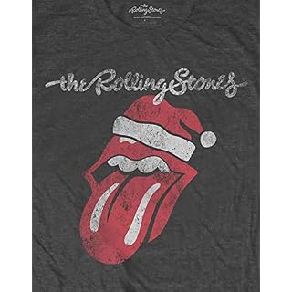 The Rolling Stones T Shirt Santa Lick Logo Nouveau Officiel Charcoal Gris - Les Beatles, Paul McCartney, John Lennon, RIngo Starr, George Harrison The Rolling Stones T Shirt Santa Lick Logo Nouveau Officiel Charcoal Gris – Image 3