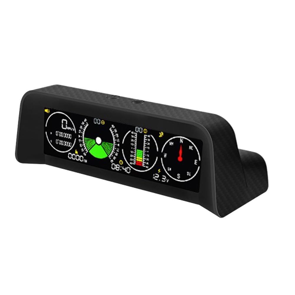 X90 Car Electronic Digital GPS VelocíMetro Head-Up Display Medidor de InclinacióN AltíMetro BrúJula Equilibrador de InclinacióN de de AutomóVil
