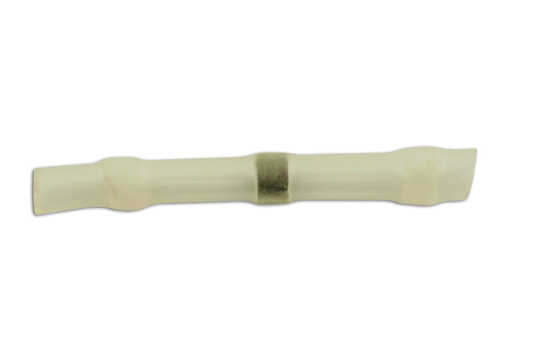 CONNECT 30691 Clear Solder Heat Shrink Butt Connector 100 Pcs Transparent Seal