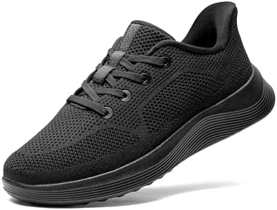 Bruno Marc Men's Lightweight Breathable Walking Shoes,All Black,10