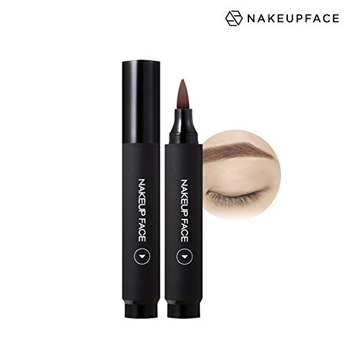 Nakeup Face 8 Days Tattoo EyeBrow No.02 Natural Brown, Long Lasting, Nutrition Care