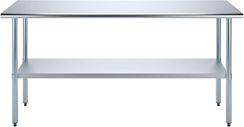 Miniatura 4 de Mesa de trabajo de acero inoxidable, mesa de metal