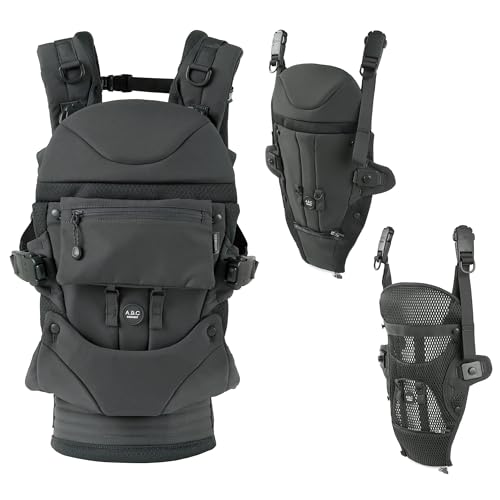 【2way仕様】ABC COMFO COMPLETE SET DIMGREY（ベビーキャリア コンフォ コンプリートセット ディムグレー）AIRBUGGY（エアバギー）ABBC0025 0ヶ月〜 抱っこ紐 ベビーキャリア 腰 肩 負担軽減 季節に合わせたカバーチェンジ 洗濯OK メッシュ ファーストセット 時短装着 快適なフィット感 (B0FP4J533R) Amazon価格推移・価格追跡