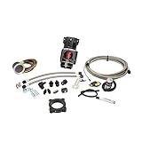 Nitrous Express Stage 2 Boost Cooler Fit 2015+ Ford Mustang 2.3L Ecoboost Water-Methanol Injection Kit (Stainless Steel Braided Line, 4An Fittings) SNO-2134-BRD-T