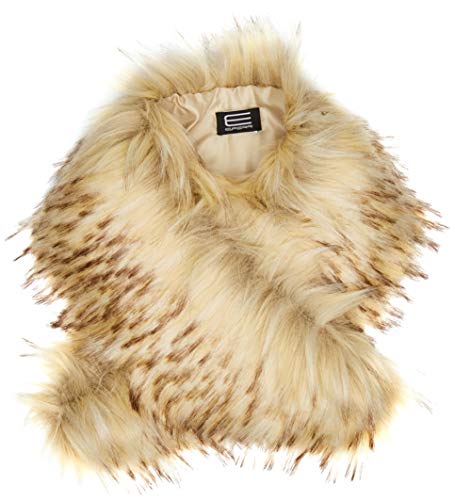 EFERRI Bissó Bufanda de Moda, Marrón, Cuello De Lana Mujeres