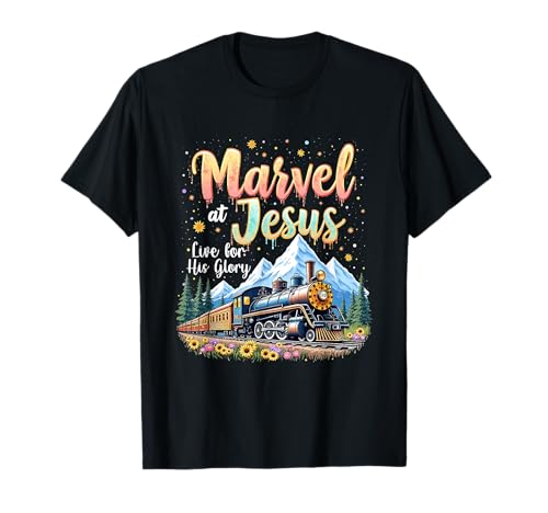 Christian Camp VBS 2025 Su Gloria Junction Train True North Camiseta