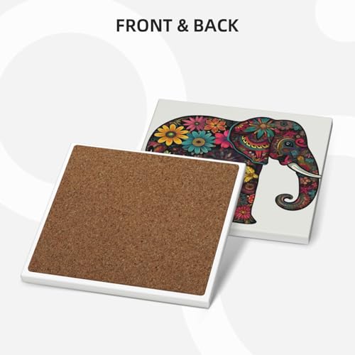 Dessous de verre pour table basse céramique absorbante apéritif moderne - 3