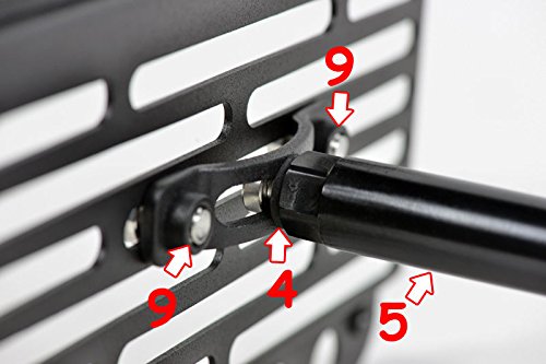 For 2002-2007 Subaru Wrx & Sti Front Bumper Tow Hook License Plate Mount Bracket #TOP3