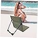 POPETPOP Folding Beach Chair Compact Oxford Fabric Camping Hiking Chair Easy Assembly