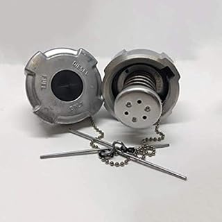 Fuel Cap for Reefer, International MD, and Ford 650/750 Tanks - Non-Locking, Aluminum, 255F Thermal Relief