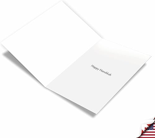 Miniatura 9 de NobleWorks - Divertida tarjeta de felicitación de Janucá con sobre de 5 x 7 pulgadas (1 tarjeta) Tarjeta de vacaciones judías Otras fiestas judías