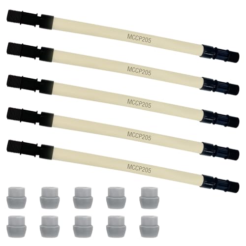 Earthtec 5-Pack MCCP205 NO.5 (#5) Replacement for Sten-ner Peristaltic Metering Pump Tube Parts Fits All Classic SVP M128 85mhp17 45m5 45 85 100 & 170 Series with UCAK200 Ferrule (10 Pack)