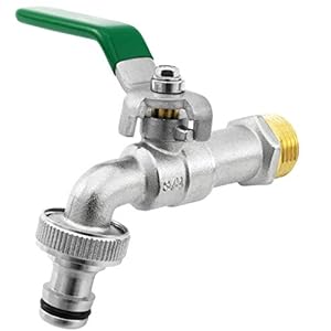 SHYNE Premium 3/4” Inch Messing Waterkraan | Roest- en Vorstbestendig + 1x Kraanaansluiting + E-Book | voor Tuin…