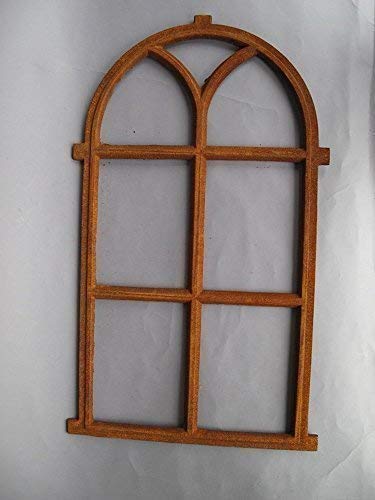 Preisvergleich Produktbild linoows Eisenfenster, Fenster, Stallfenster, Gusseisen Fenster mit Halbrund Oberlicht
