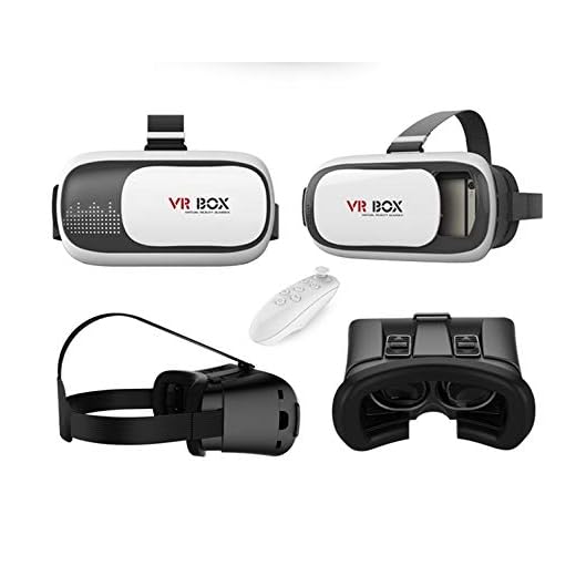 3D VR glasögon Virtual Reality Box VR glasögon med huvudhållare kompatibel för smartphones/glasögon virtuell verklighet/iPhone 7 7 Plus iPhone 6 Plus 6 Samsung Note 4/alla 4,7 ~ 6,0 tum smartphone