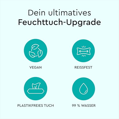 LILLYDOO Baby Feuchttücher mit 99% Wasser, 150 Stück (10 x 15), 100% plastikfreies Tuch, ohne Parfüme & mild wie Watte und Wasser 5