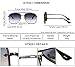 Gtand Fashion Oversized Square Aviator Gradient Sunglasses For Men Women Vintage Metal Sun Glasses 63mm