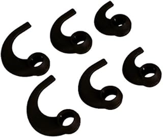 Far End Gear BudLoks Headphones Sport Grips for In-Ear and Ear Canal in-Ear, Black
